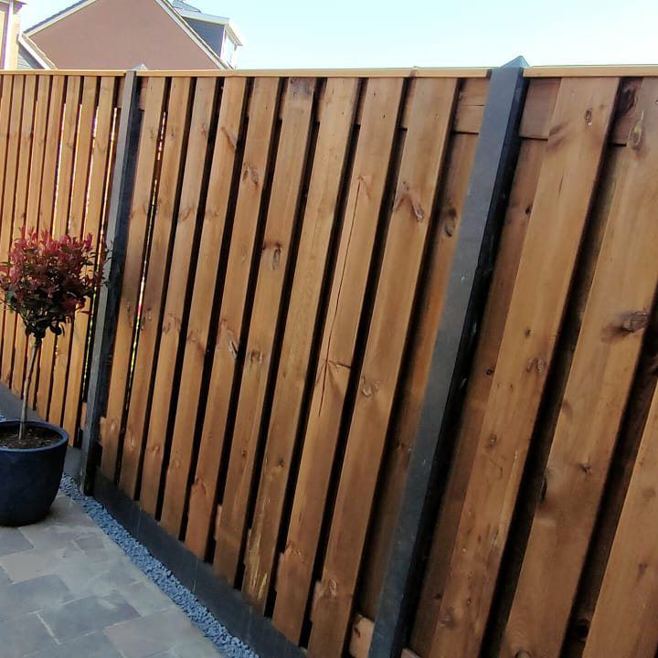 Nobifix hout-beton schutting